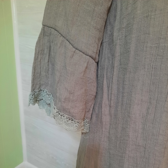 Adorn lace two tier gauze dress medium *4 - Picture 7 of 8